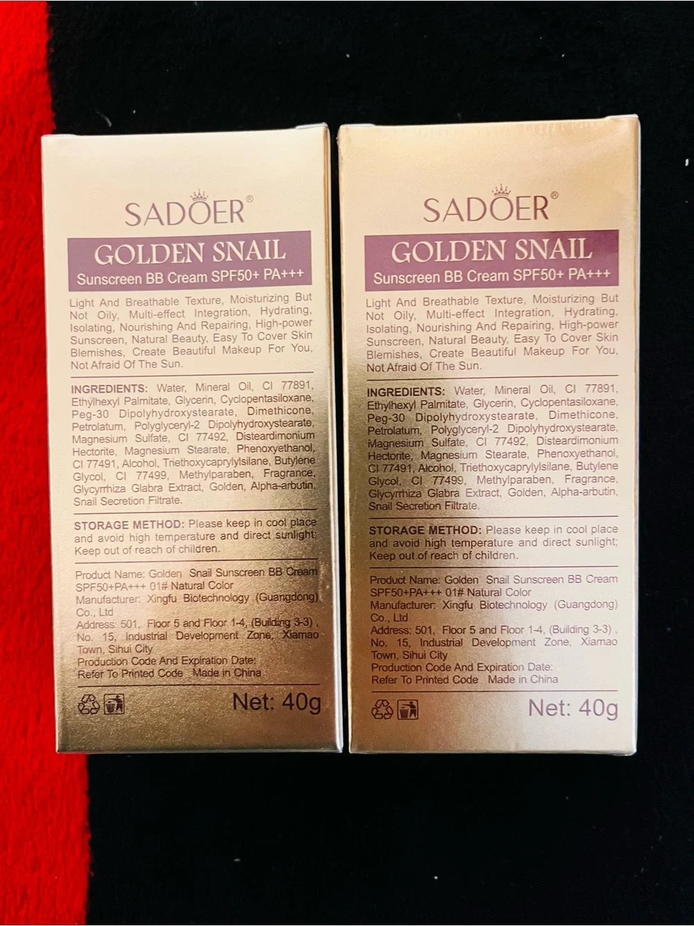 BB Golden Snail SPF 50+ 9-in-1 Moisture Bright Skin Concealer - Beige